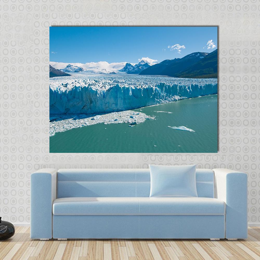 Perito Moreno Glacier Patagonia Argentina Canvas Wall Art-1 Piece-Gallery Wrap-48" x 32"-Tiaracle