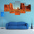 Perspective Of Monument Valley Canvas Wall Art-3 Horizontal-Gallery Wrap-37" x 24"-Tiaracle