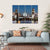 Peter The Great Bridge And Smolny Cathedral Canvas Wall Art-1 Piece-Gallery Wrap-36" x 24"-Tiaracle