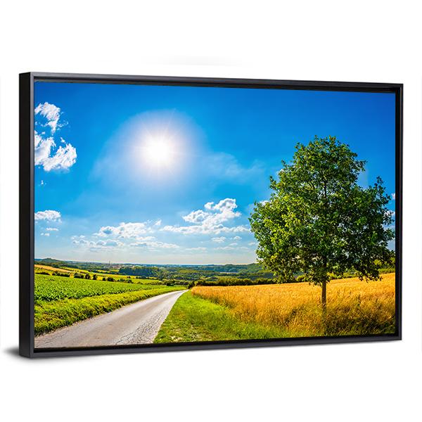 Phu Chi Fa At Sunrise Canvas Wall Art-3 Horizontal-Gallery Wrap-25" x 16"-Tiaracle