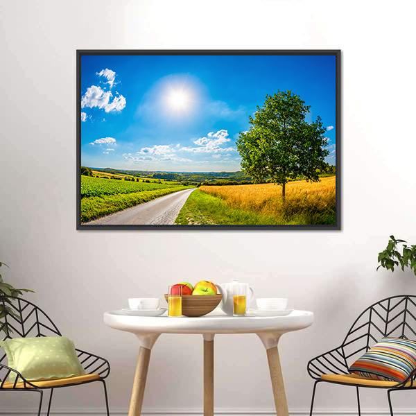 Phu Chi Fa At Sunrise Canvas Wall Art-3 Horizontal-Gallery Wrap-25" x 16"-Tiaracle