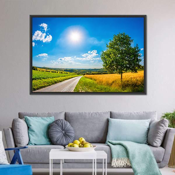 Phu Chi Fa At Sunrise Canvas Wall Art-3 Horizontal-Gallery Wrap-25" x 16"-Tiaracle