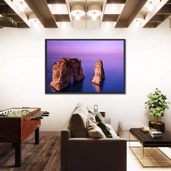Picture Of Rawsha Rock Canvas Wall Art-5 Horizontal-Gallery Wrap-22" x 12"-Tiaracle