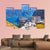 Pilatus Kulm Mountain Peak And Lucerne Lake View Canvas Wall Art-5 Pop-Gallery Wrap-47" x 32"-Tiaracle