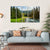 Pine Trees In Mountains And A River Canvas Wall Art-5 Horizontal-Gallery Wrap-22" x 12"-Tiaracle