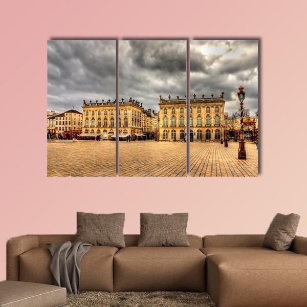 Place Stanislas In Nancy France Canvas Wall Art-3 Horizontal-Gallery Wrap-37" x 24"-Tiaracle