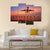 Plane Fly Up Over Take-Off Runway Canvas Wall Art-4 Pop-Gallery Wrap-50" x 32"-Tiaracle