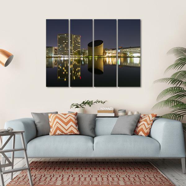 Planetarium In Copenhagen Canvas Wall Art-4 Horizontal-Gallery Wrap-34" x 24"-Tiaracle