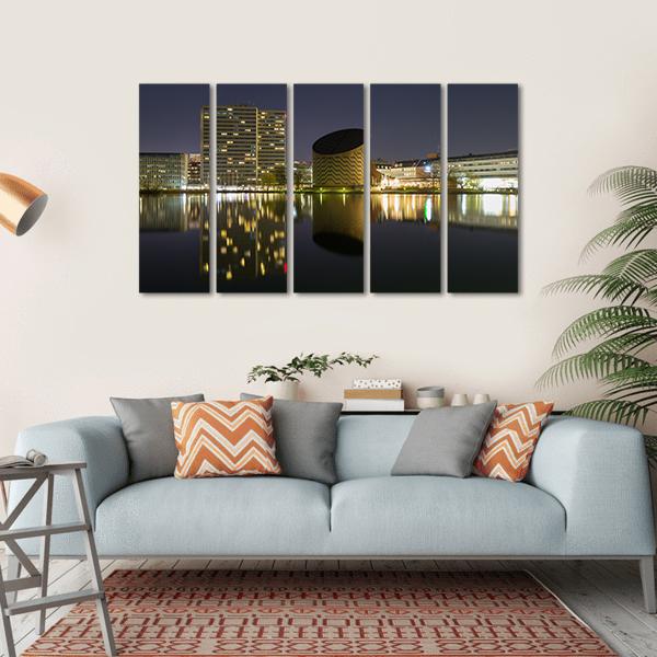 Planetarium In Copenhagen Canvas Wall Art-5 Horizontal-Gallery Wrap-22" x 12"-Tiaracle