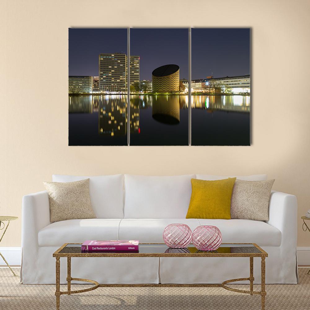 Planetarium In Copenhagen Canvas Wall Art-3 Horizontal-Gallery Wrap-37" x 24"-Tiaracle