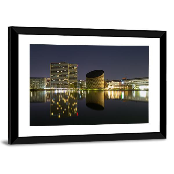 Planetarium In Copenhagen Canvas Wall Art-3 Horizontal-Gallery Wrap-25" x 16"-Tiaracle
