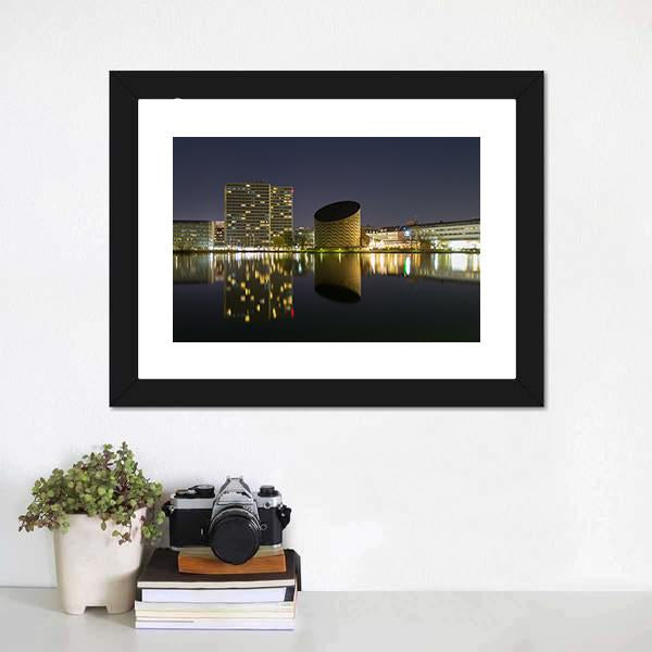 Planetarium In Copenhagen Canvas Wall Art-3 Horizontal-Gallery Wrap-25" x 16"-Tiaracle