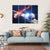 Galaxies In Outer Space Canvas Wall Art-4 Horizontal-Gallery Wrap-34" x 24"-Tiaracle