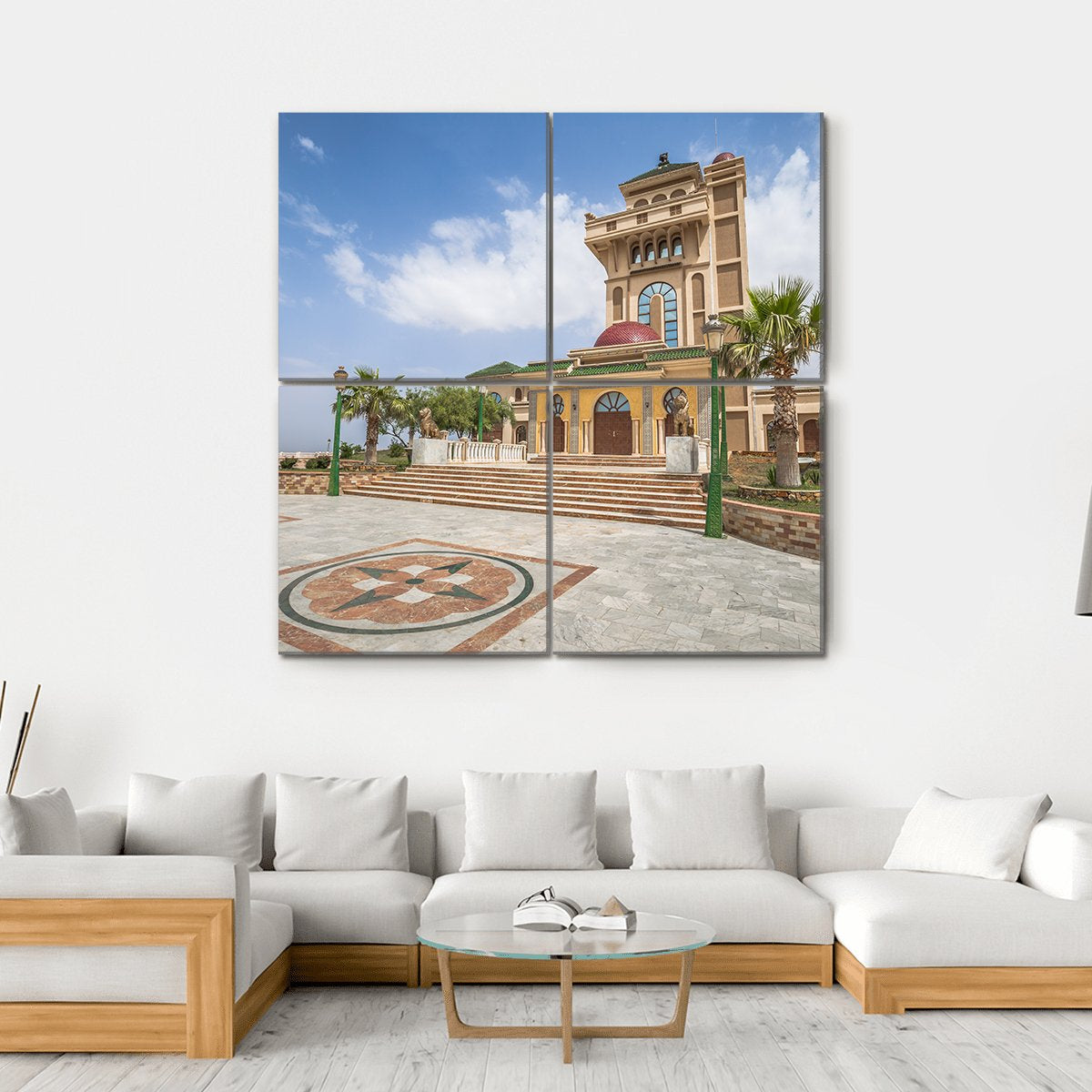 Plateau Of Lalla Setti Canvas Wall Art-4 Square-Gallery Wrap-17" x 17"-Tiaracle