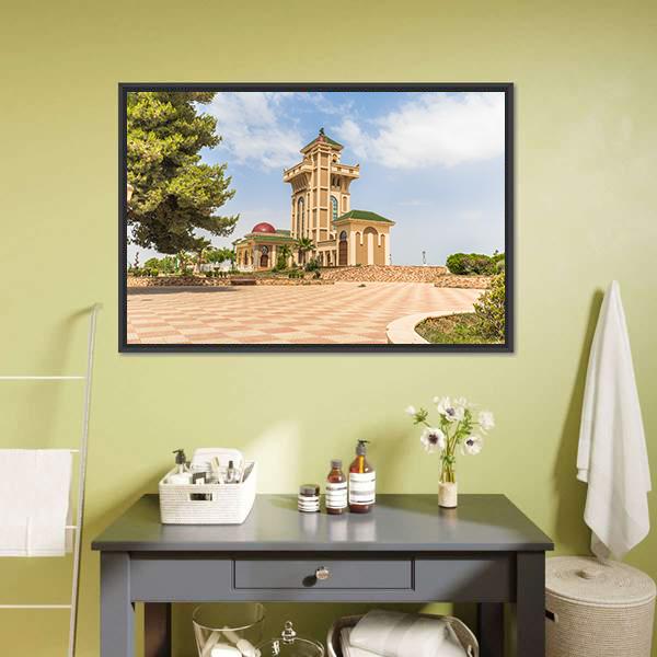Plateau Of Lalla Setti in Tlemcen Canvas Wall Art-1 Piece-Floating Frame-24" x 16"-Tiaracle