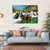 Plitvice Lakes With Waterfall Canvas Wall Art-4 Horizontal-Gallery Wrap-34" x 24"-Tiaracle