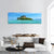 Poda Island In Thailand Panoramic Canvas Wall Art-3 Piece-25" x 08"-Tiaracle