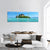 Poda Island In Thailand Panoramic Canvas Wall Art-3 Piece-25" x 08"-Tiaracle