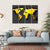 Polygonal World Map Canvas Wall Art-4 Horizontal-Gallery Wrap-34" x 24"-Tiaracle