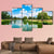 Pond In Hampton Court Park In South London Canvas Wall Art-5 Pop-Gallery Wrap-47" x 32"-Tiaracle