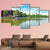 Pond Schlossteich In Chemnitz Germany Canvas Wall Art-4 Pop-Gallery Wrap-50" x 32"-Tiaracle