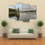 Pontsticill Reservoir And Valve Tower Canvas Wall Art-4 Pop-Gallery Wrap-50" x 32"-Tiaracle