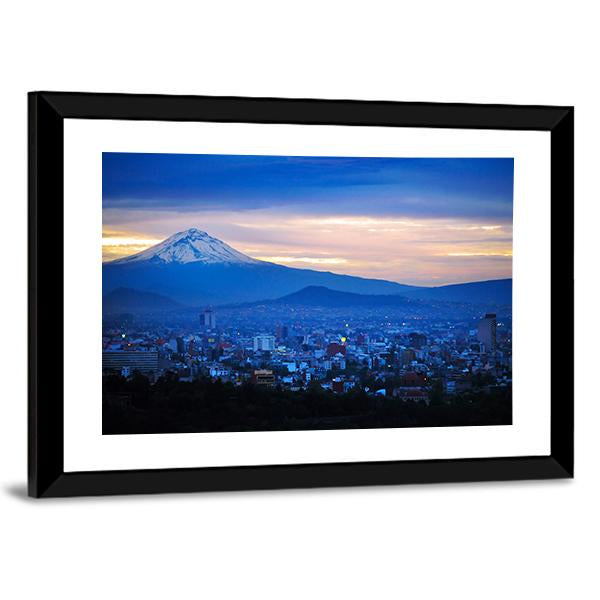 Popocatépetl Volcano Mexico Canvas Wall Art-3 Horizontal-Gallery Wrap-25" x 16"-Tiaracle