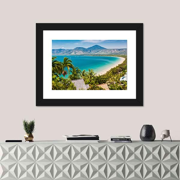Port Douglas Beach Canvas Wall Art-1 Piece-Framed Print-20&quot; x 16&quot;-Tiaracle