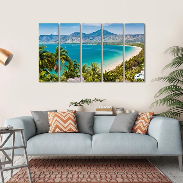 Port Douglas Beach Canvas Wall Art-5 Horizontal-Gallery Wrap-22" x 12"-Tiaracle