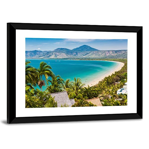 Port Douglas Beach Canvas Wall Art-3 Horizontal-Gallery Wrap-25" x 16"-Tiaracle