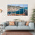 Port Lympia In City Of Nice With French Riviera Canvas Wall Art-5 Horizontal-Gallery Wrap-22" x 12"-Tiaracle