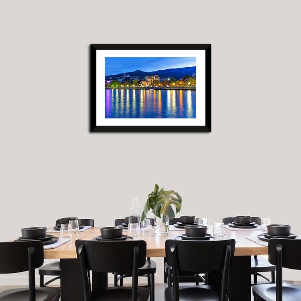 Port of Yalta Ukraine Panoramic Canvas Wall Art-1 Piece-36" x 12"-Tiaracle