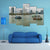 Port With Skyline Of Panama Canvas Wall Art-4 Pop-Gallery Wrap-50" x 32"-Tiaracle