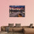 Portland Oregon Panorama Sunset In USA Canvas Wall Art-4 Pop-Gallery Wrap-50" x 32"-Tiaracle