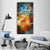 Princess Nebula Vertical Canvas Wall Art-3 Vertical-Gallery Wrap-12" x 25"-Tiaracle
