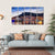 Principality Of Monaco Evening Skyline Canvas Wall Art-5 Horizontal-Gallery Wrap-22" x 12"-Tiaracle