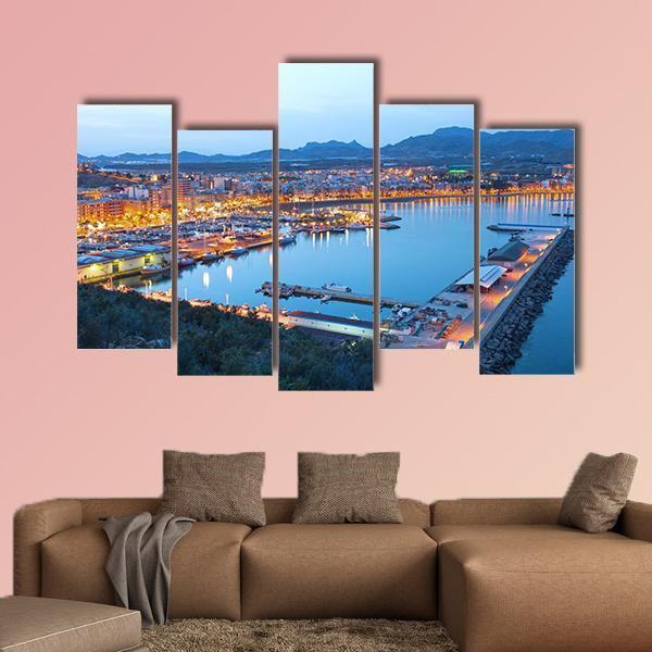 Province Of Murcia Spain Canvas Wall Art-5 Pop-Gallery Wrap-47" x 32"-Tiaracle