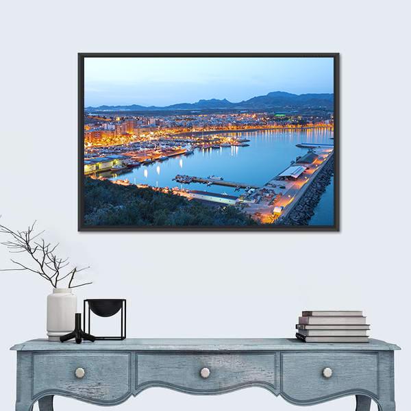 Province Of Murcia Spain Canvas Wall Art-1 Piece-Floating Frame-24" x 16"-Tiaracle