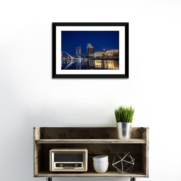 Puerto Madero Canvas Wall Art-3 Horizontal-Gallery Wrap-25" x 16"-Tiaracle