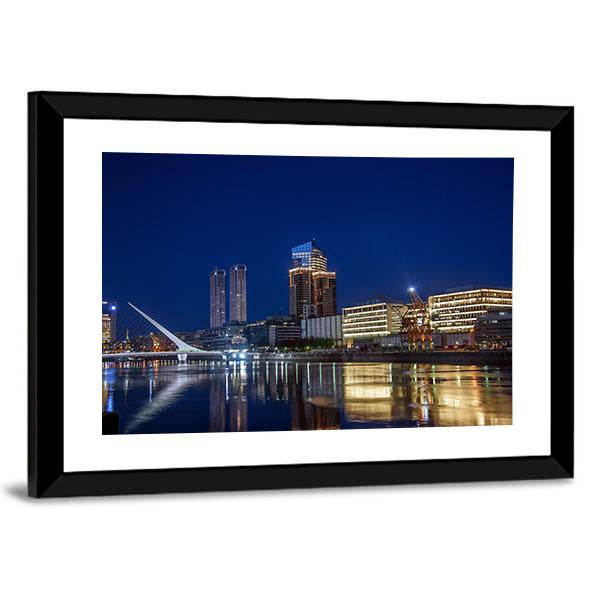 Puerto Madero Canvas Wall Art-3 Horizontal-Gallery Wrap-25" x 16"-Tiaracle