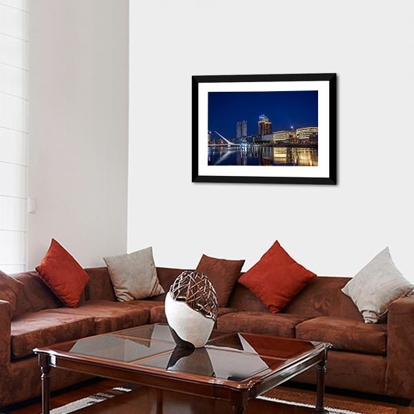 Puerto Madero Canvas Wall Art-3 Horizontal-Gallery Wrap-25" x 16"-Tiaracle
