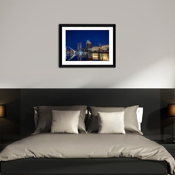 Puerto Madero Canvas Wall Art-3 Horizontal-Gallery Wrap-25" x 16"-Tiaracle