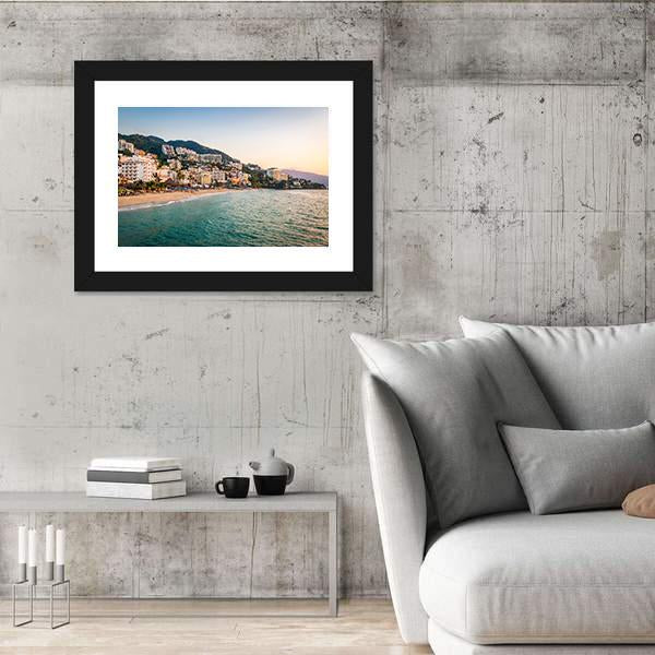 Puerto Vallarta In Jalisco Mexico Canvas Wall Art-3 Horizontal-Gallery Wrap-25" x 16"-Tiaracle