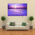 Purple Blurred Wave Motion Canvas Wall Art-3 Horizontal-Gallery Wrap-37" x 24"-Tiaracle