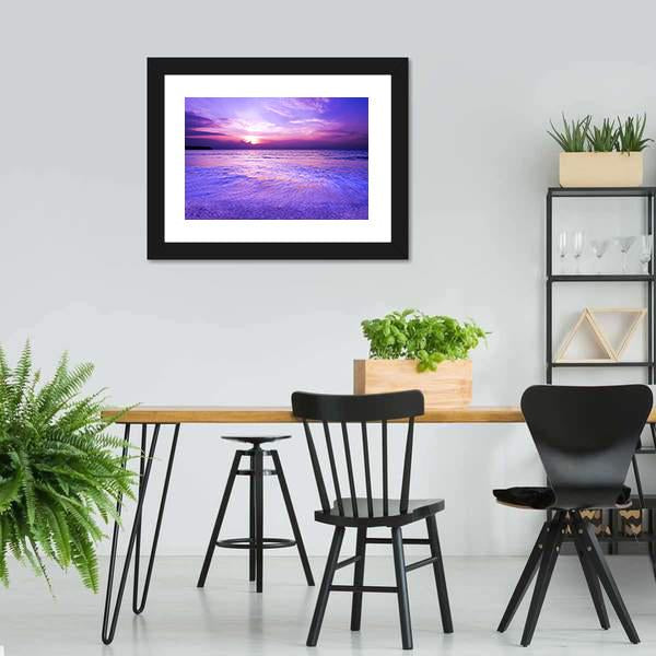 Purple Blurred Wave Motion Canvas Wall Art-3 Horizontal-Gallery Wrap-25" x 16"-Tiaracle