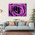 Purple Rose With Dew Drops Canvas Wall Art-4 Horizontal-Gallery Wrap-34" x 24"-Tiaracle
