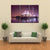 Putra Mosque With Night Lighting Canvas Wall Art-3 Horizontal-Gallery Wrap-37" x 24"-Tiaracle
