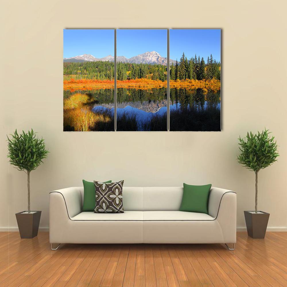 Pyramid Lake Canvas Wall Art-3 Horizontal-Gallery Wrap-37" x 24"-Tiaracle
