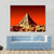 Pyramid On Mars Canvas Wall Art-4 Horizontal-Gallery Wrap-34" x 24"-Tiaracle