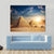 Pyramids At The Sunset Canvas Wall Art-4 Horizontal-Gallery Wrap-34" x 24"-Tiaracle